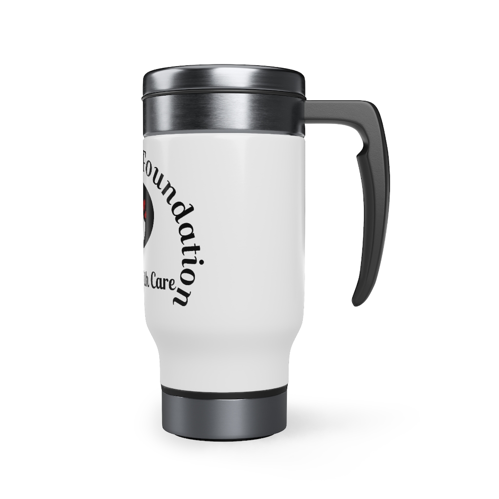 Stainless Steel Travel Mug with Handle, 14oz - Image 4
